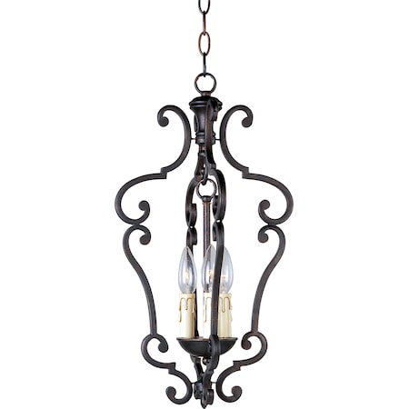 Richmond 3-Light 11 Wide Colonial Umber Pendant Light